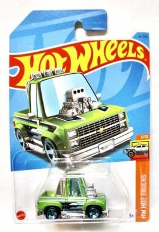 Chevrolet Silverado 1983 Toon ´d green - Hot Wheels 1:64