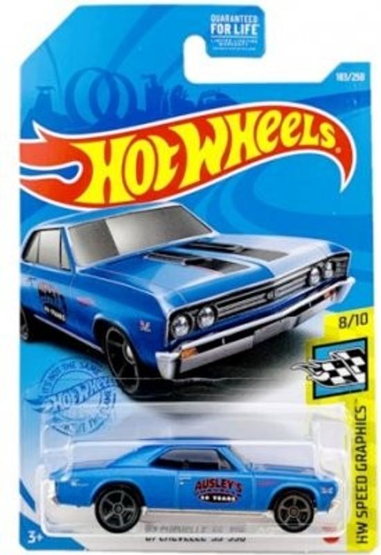 Chevrolet Chevelle SS396 1967 Blau - Hot Wheels 1:64