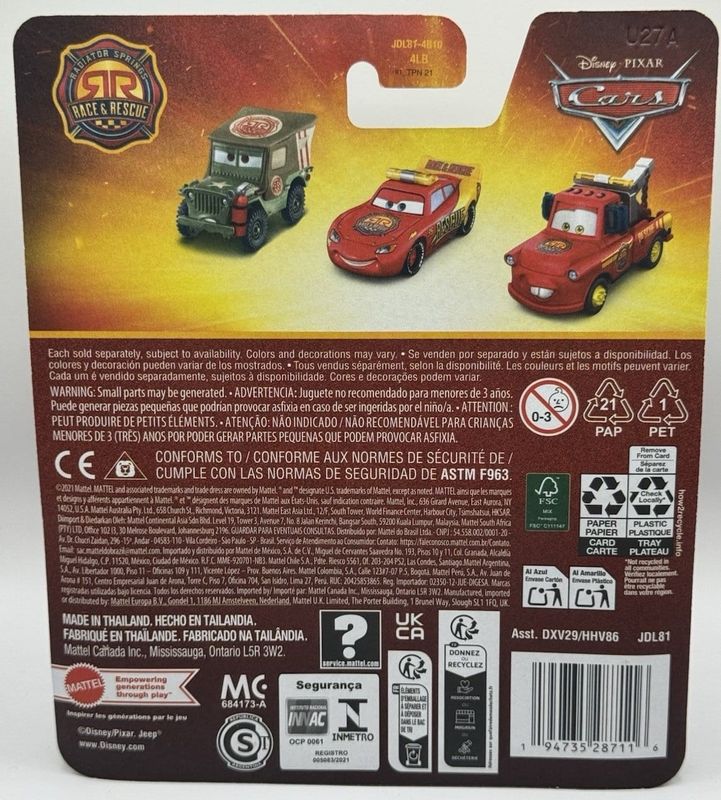 Chick Hicks Race & Rescue - Disney cars