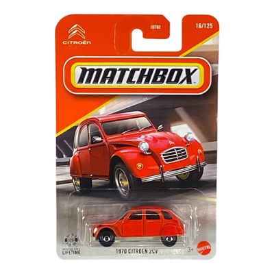 Citroen 2CV 1970 röd - Matchbox 1:64