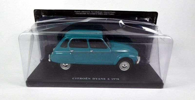 Citroen Dyane 6 blå 1970 - skala 1:24