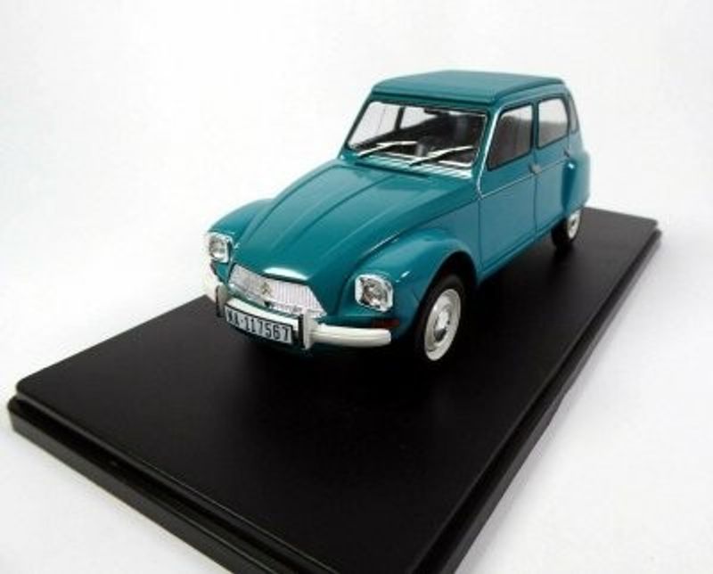 Citroen Dyane 6 blå 1970 - skala 1:24 (skadad förpackning)