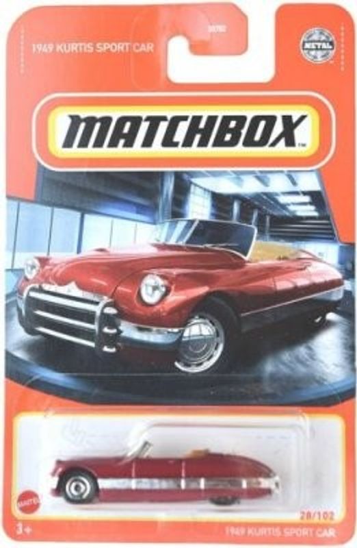Kurtis Sport Car 1949 röd - Matchbox 1:64