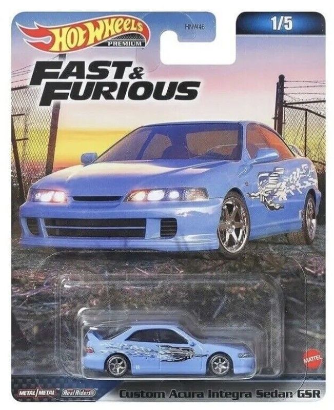 Acura Integra Sedan GSR custom F&F - Hot Wheels 1:64