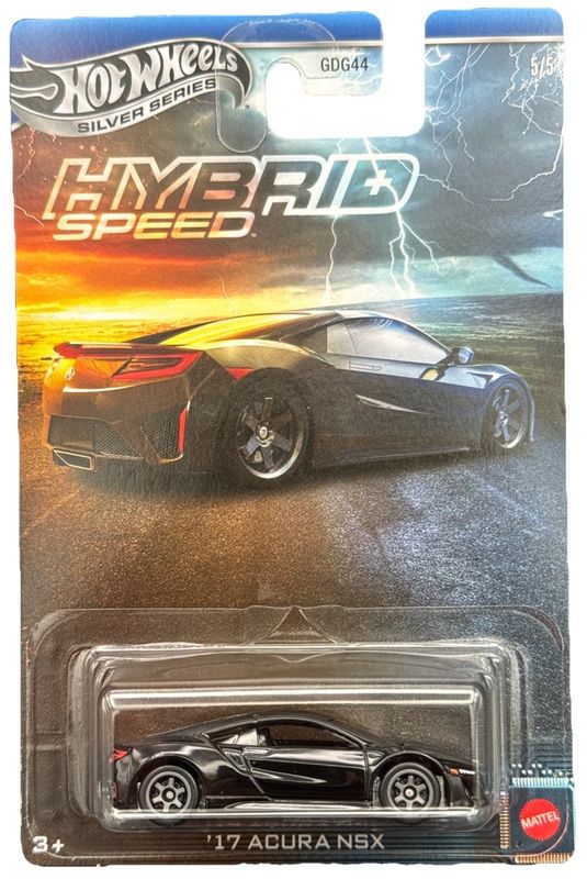 Acura NSX 2017 svart - Hot Wheels Hybrid Speed 1:64