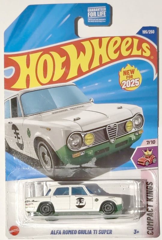 Alfa Romeo Giulia Ti Super vit - Hot Wheels 1:64