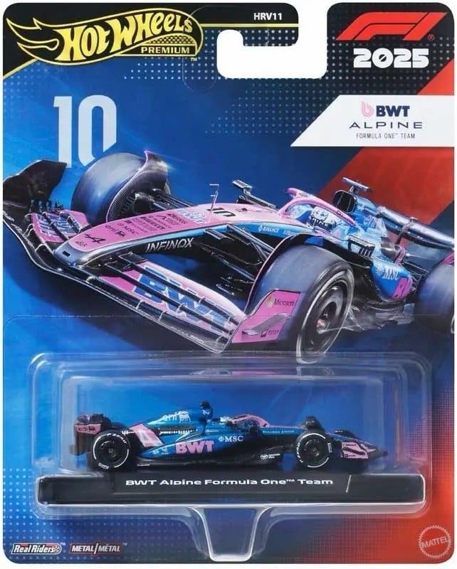 F1-series BWT Alpine 2025 #10 Pierre Gasly - Hot Wheels 1:64
