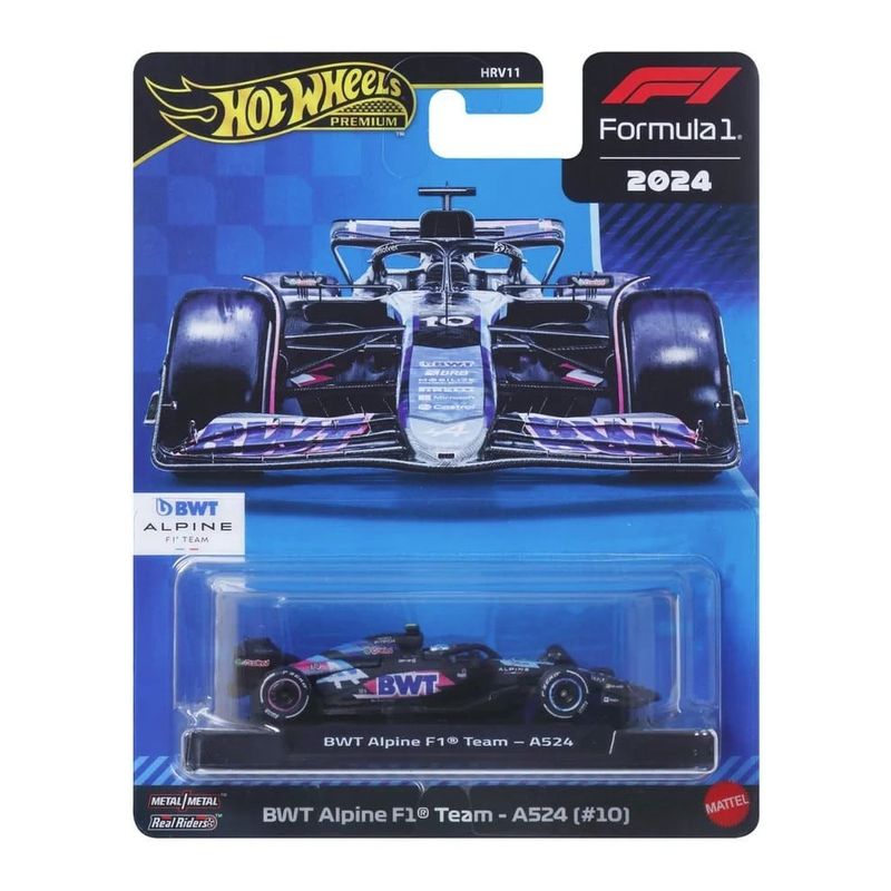 F1-series BWT Alpine 2024 #10 Pierre Gasly - Hot Wheels 1:64