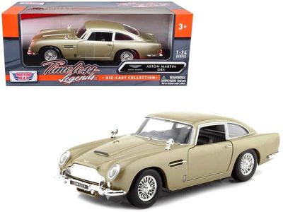 Aston Martin DB5 gul - Skala 1:24