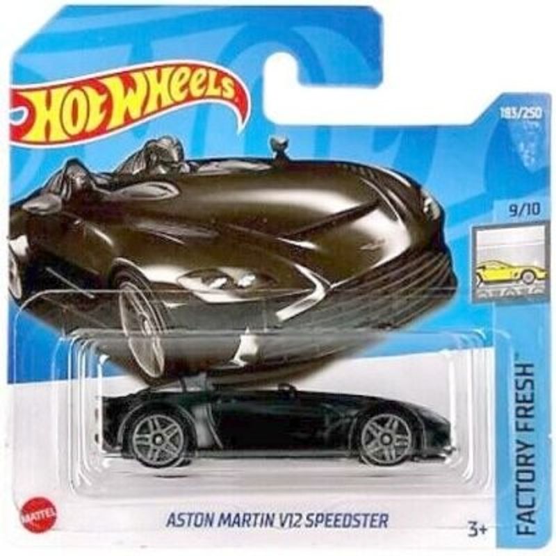 Aston Martin V12 Speester svart - Hot Wheels 1:64