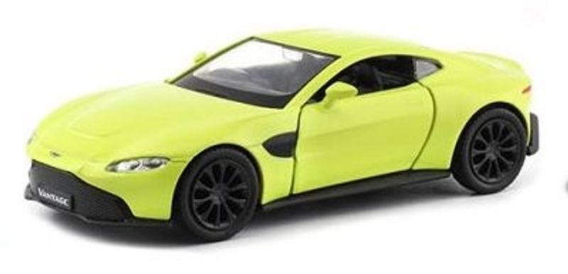 Aston Martin Vantage gul/grön - skala  1:32-35
