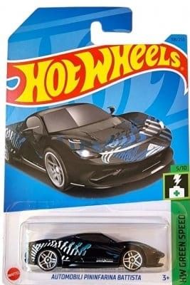 Automobili Pininfarina Battista svart - Hot Wheels 1:64