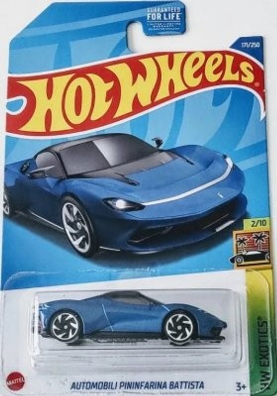 Automobili Pininfarina Battista blå - Hot Wheels 1:64