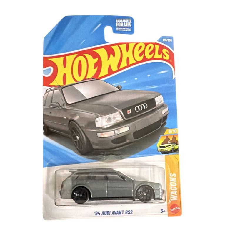 Audi RS2 Avant 1994 grå - Hot Wheels 1:64