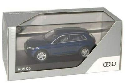 Audi Q5 2016 blå - skala 1:43