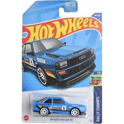 Audi Quattro Sports 1984 blå - Hot Wheels 1:64