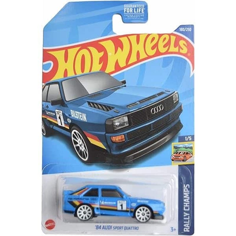 Audi Quattro Sports 1984 blå - Hot Wheels 1:64