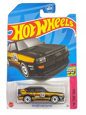 Audi Quattro Sport 1984 svart - Hot Wheels 1:64