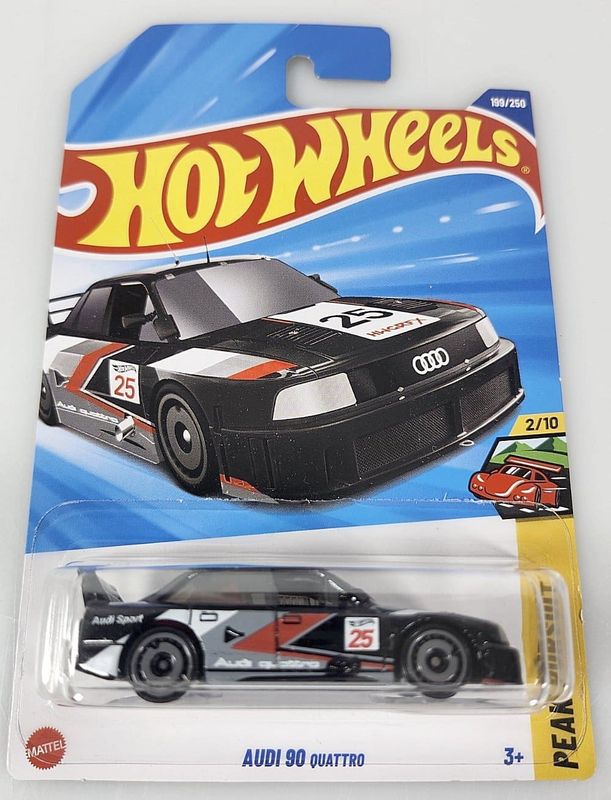Audi Quattro 1990 svart - Hot Wheels 1:64