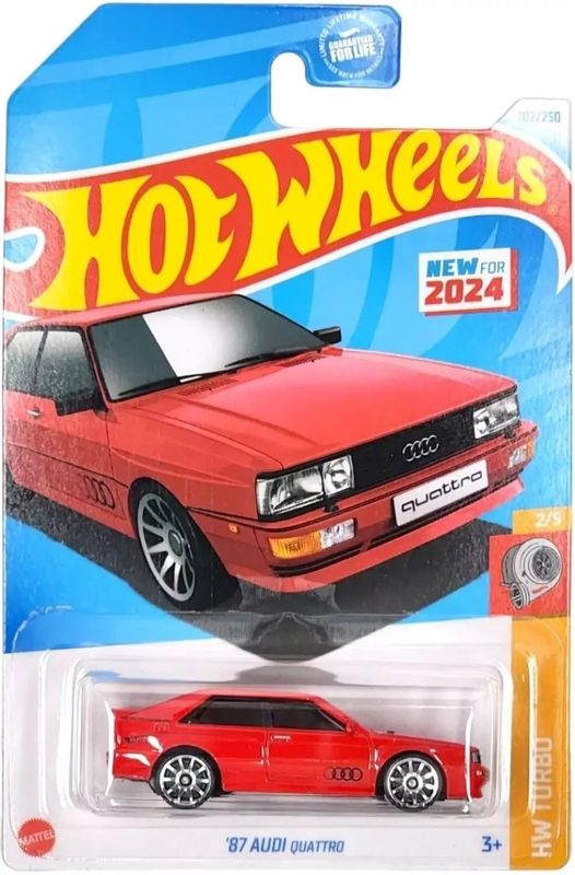 Audi Quattro 1987, rot – Hot Wheels 1:64