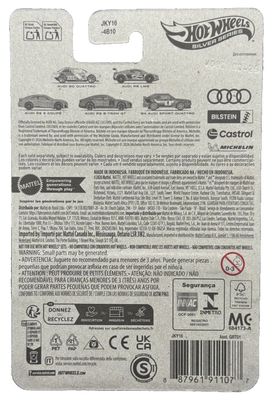 Audi R8 LMS  - Hot Wheels Audi silver series 1:64