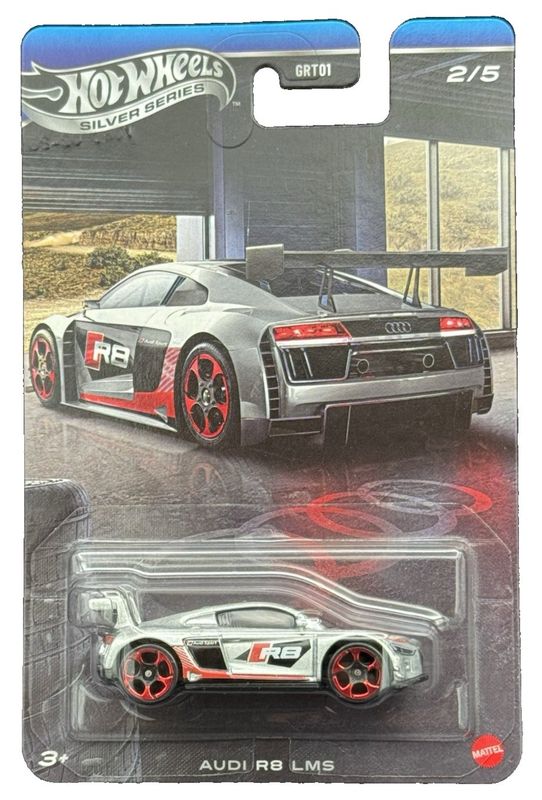 Audi R8 LMS  - Hot Wheels Audi silver series 1:64