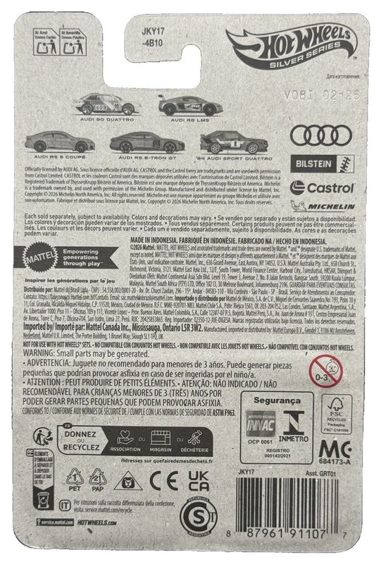 Audi RS 5 Coupe - Hot Wheels Audi silver series 1:64