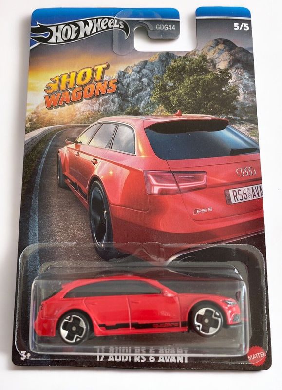 Audi RS6 Avant 2017, Hot Wagons – Hot Wheels 1:64
