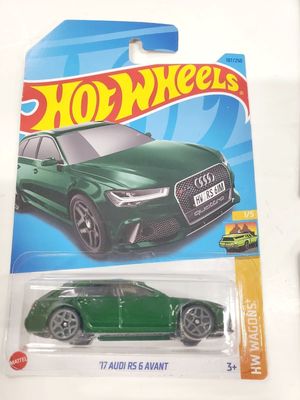 Audi RS 6 Avant 2017 grön - Hot Wheels 1:64