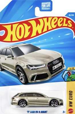Audi RS6 Avant guld - Hot Wheels 1:64