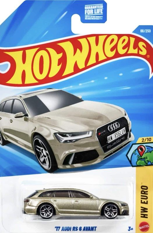 Audi RS6 Avant guld - Hot Wheels 1:64