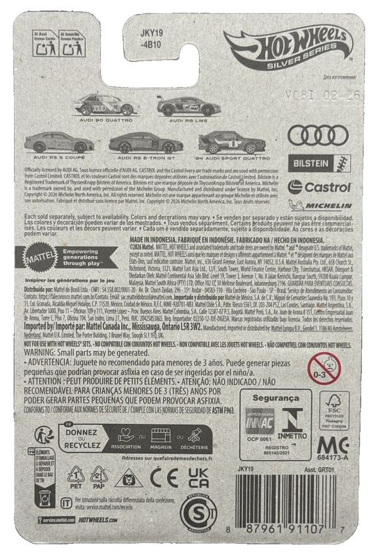 Audi Sport Quattro 1984 - Hot Wheels Audi silver series 1:64