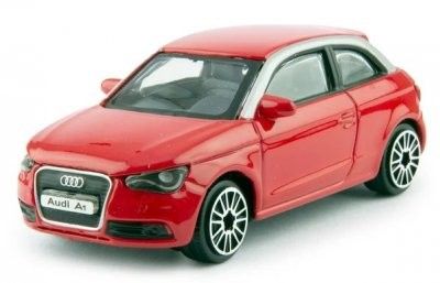 Audi A1 2010 - röd - skala 1:43