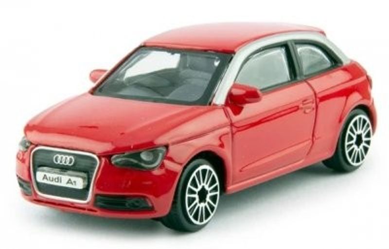 Audi A1 2010 - röd - skala 1:43