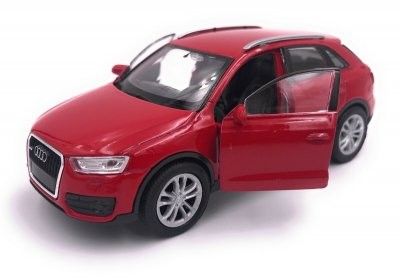 Audi Q3 - röd - skala 1:34