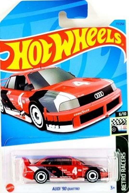 Audi Quattro 1990 röd - Hot Wheels 1:64