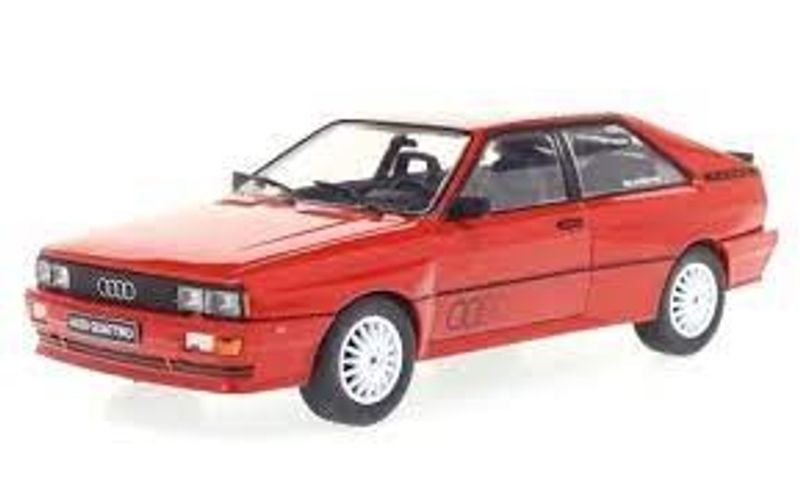 Audi Quattro 1989 röd - skala 1:24