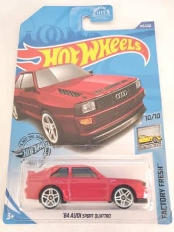 Audi Quattro Sport 1984 röd - Hot Wheels 1:64