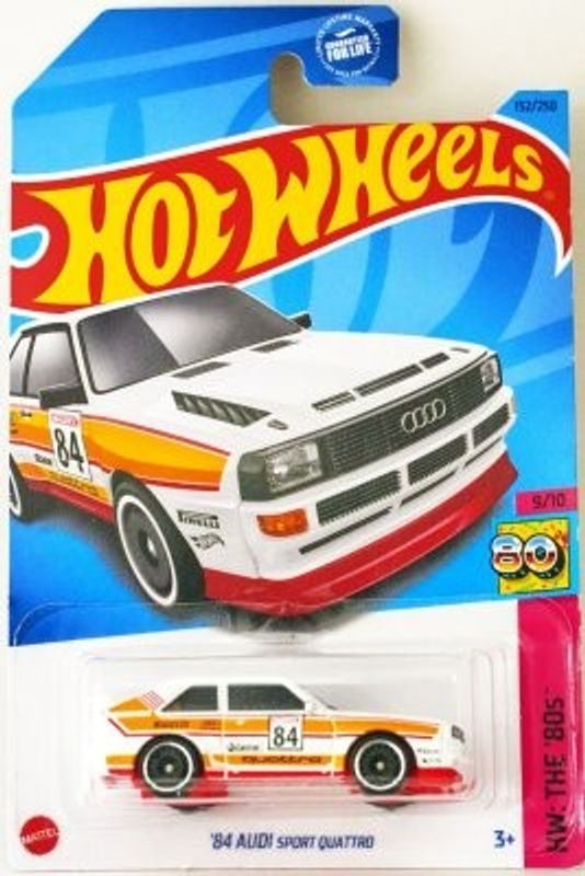Audi Quattro Sports 1984 vit - Hot Wheels 1:64