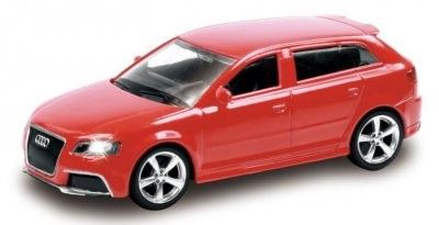 Audi RS3 Sportback - röd - skala 1:43