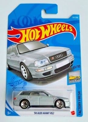 Audi RS 2 Avant 1994 silver - Hot Wheels 1:64