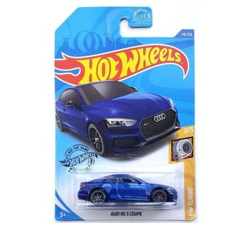 Audi RS 5 Coupe blå - Hot Wheels 1:64