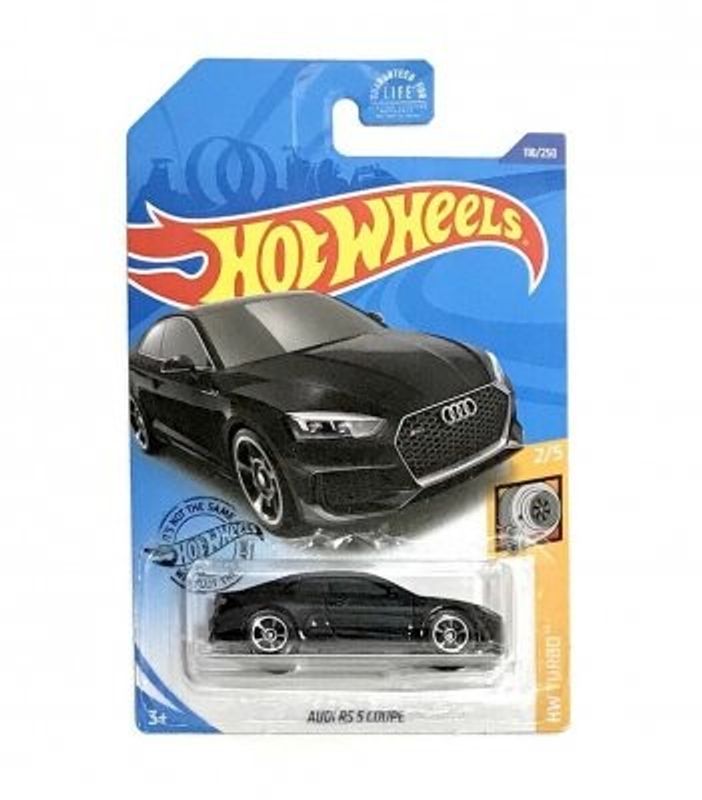 Audi RS 5 Coupe svart - Hot Wheels 1:64