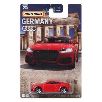 Audi TT RS Coupé 2019 rot - Matchbox 1:64 (beschädigte Verpackung)