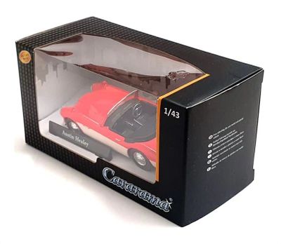 Austin Healey 100/6 röd/vit - skala 1:43