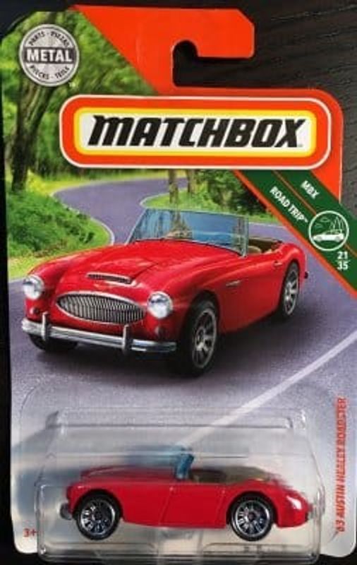 Austin Healy Roadster 1963 röd - Matchbox 1:64