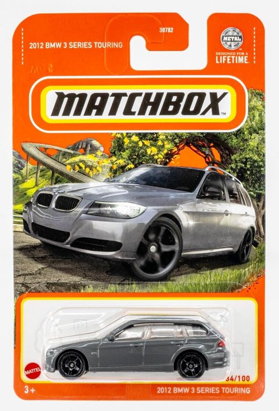 BMW 3 series touring 2012 grå - Matchbox 1:64