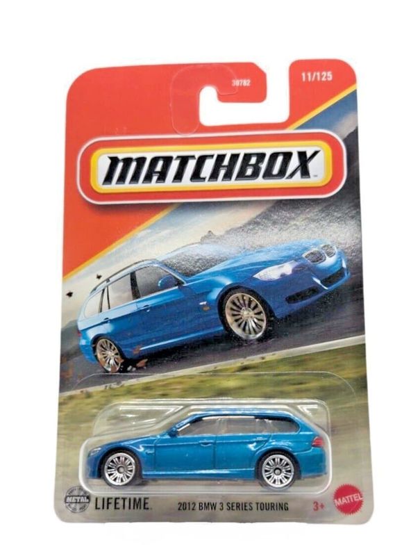 BMW 3 series touring 2012 blå - Matchbox 1:64