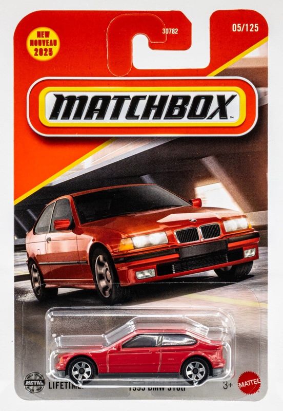 BMW 318ti 1995 röd - Matchbox 1:64