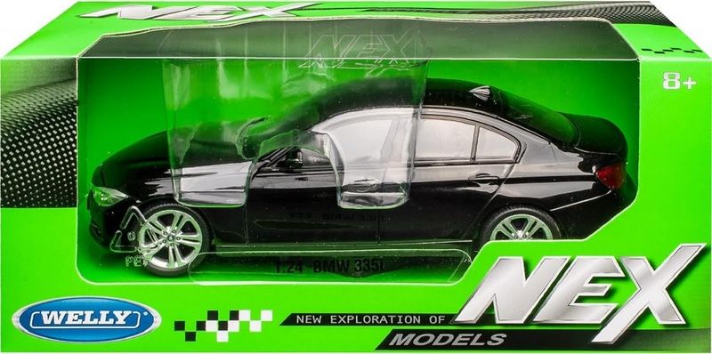 BMW 335i 2014 svart - Skala 1:24
